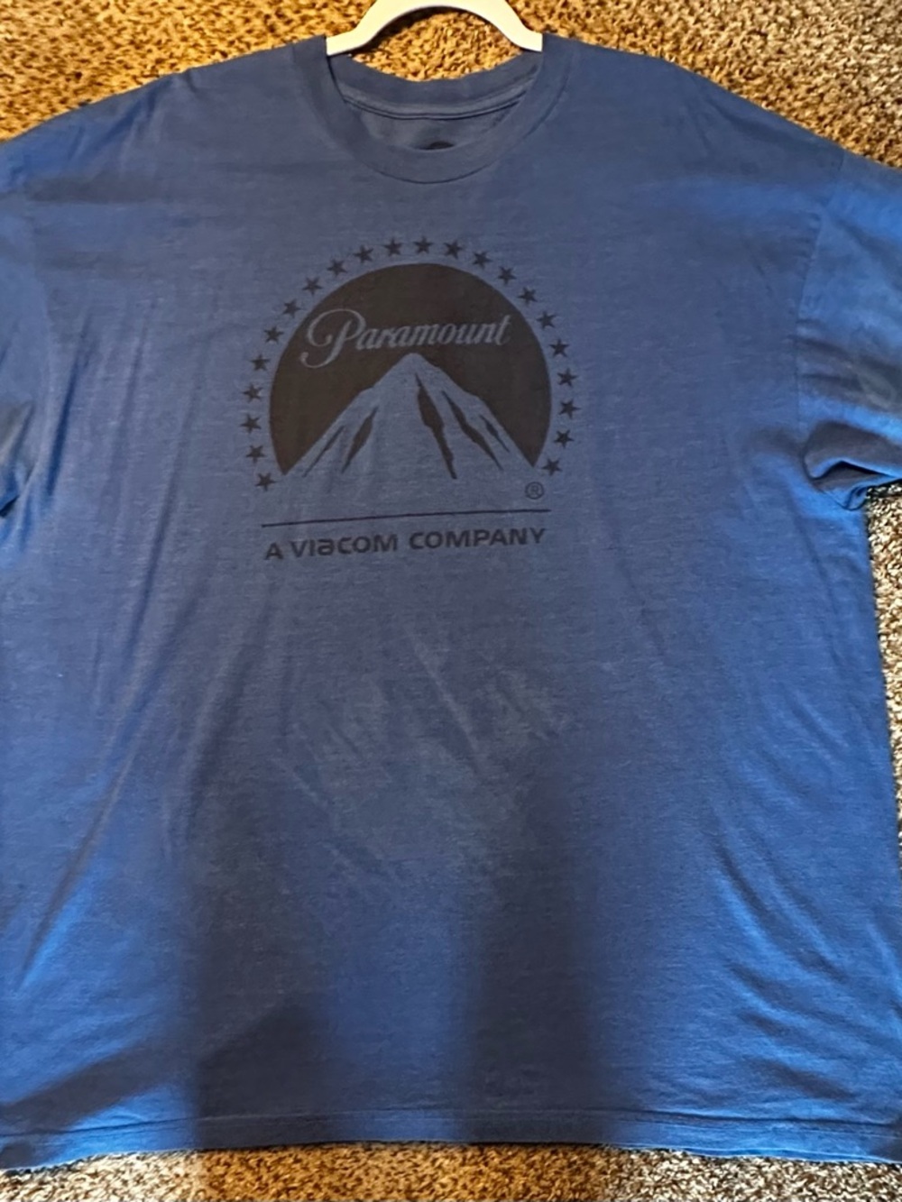 Men's paramount movie Blue Logo T-Shirt
